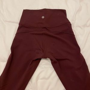 In movement 7/8 leggings